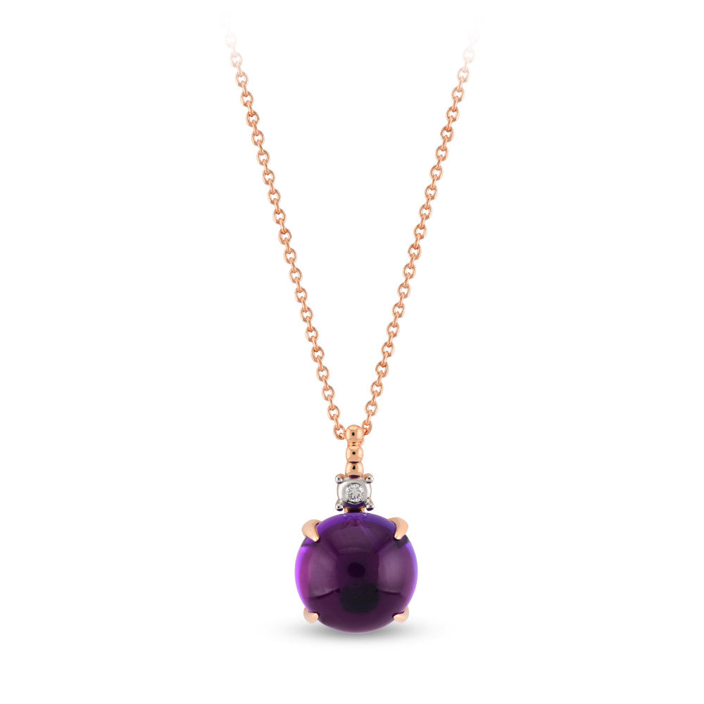 3.77 ct. Amethyst Halskette