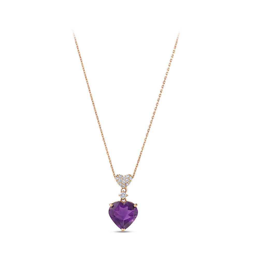 1.59 ct. Amethyst Halskette