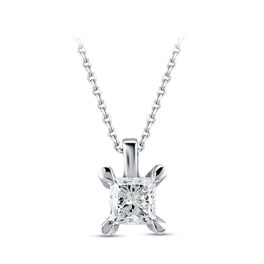 0.20 ct. Solitär Diamant Halskette