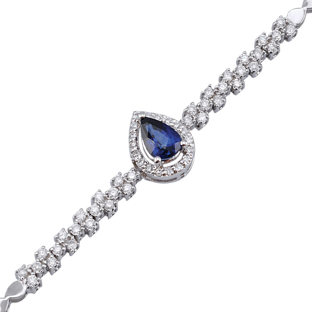 1.22 ct. Sapphire Bracelet