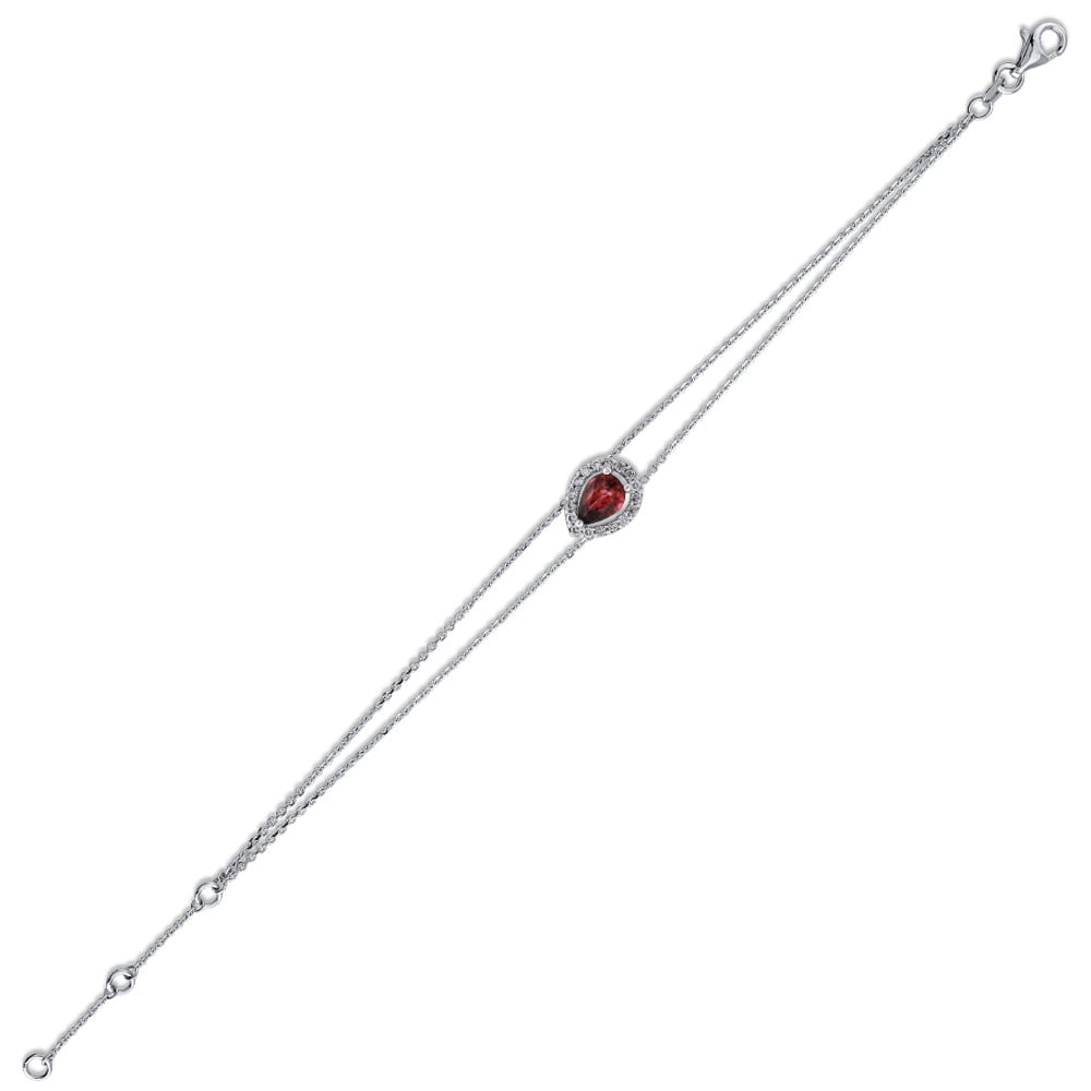 0.84 ct. Rubin Armband