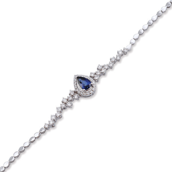 1.23 ct. Sapphire Bracelet