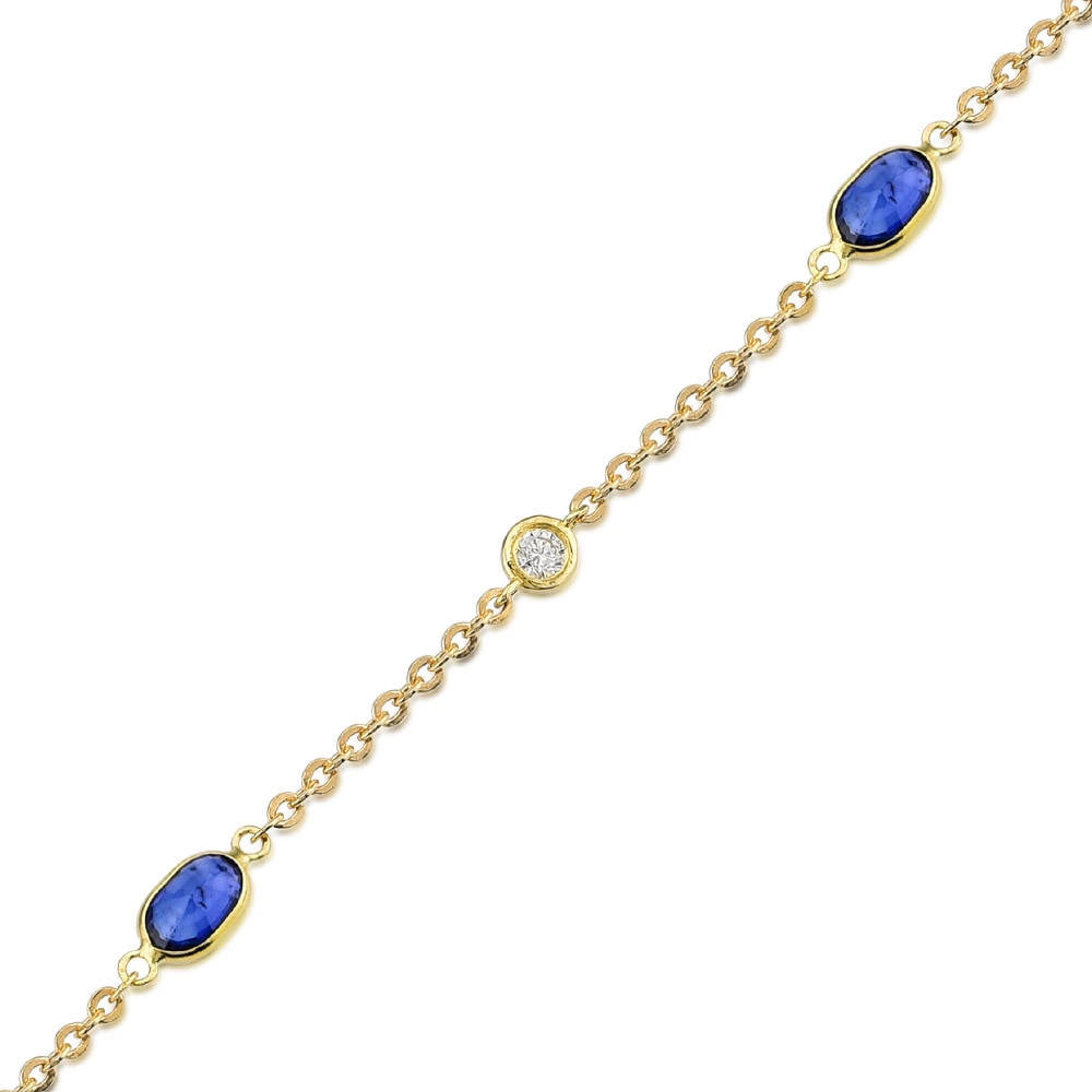 1.82 ct. Saphir Armband