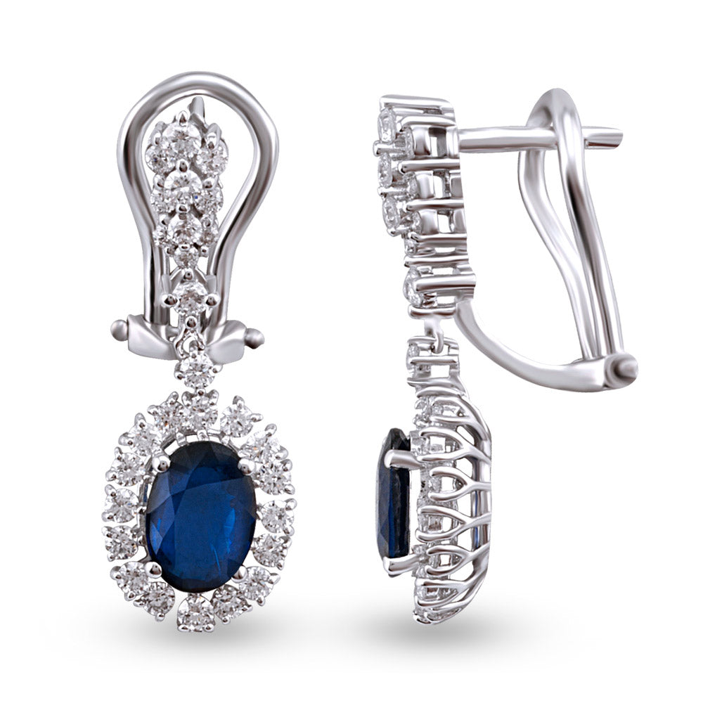 2.36 ct. Saphir Ohrringe