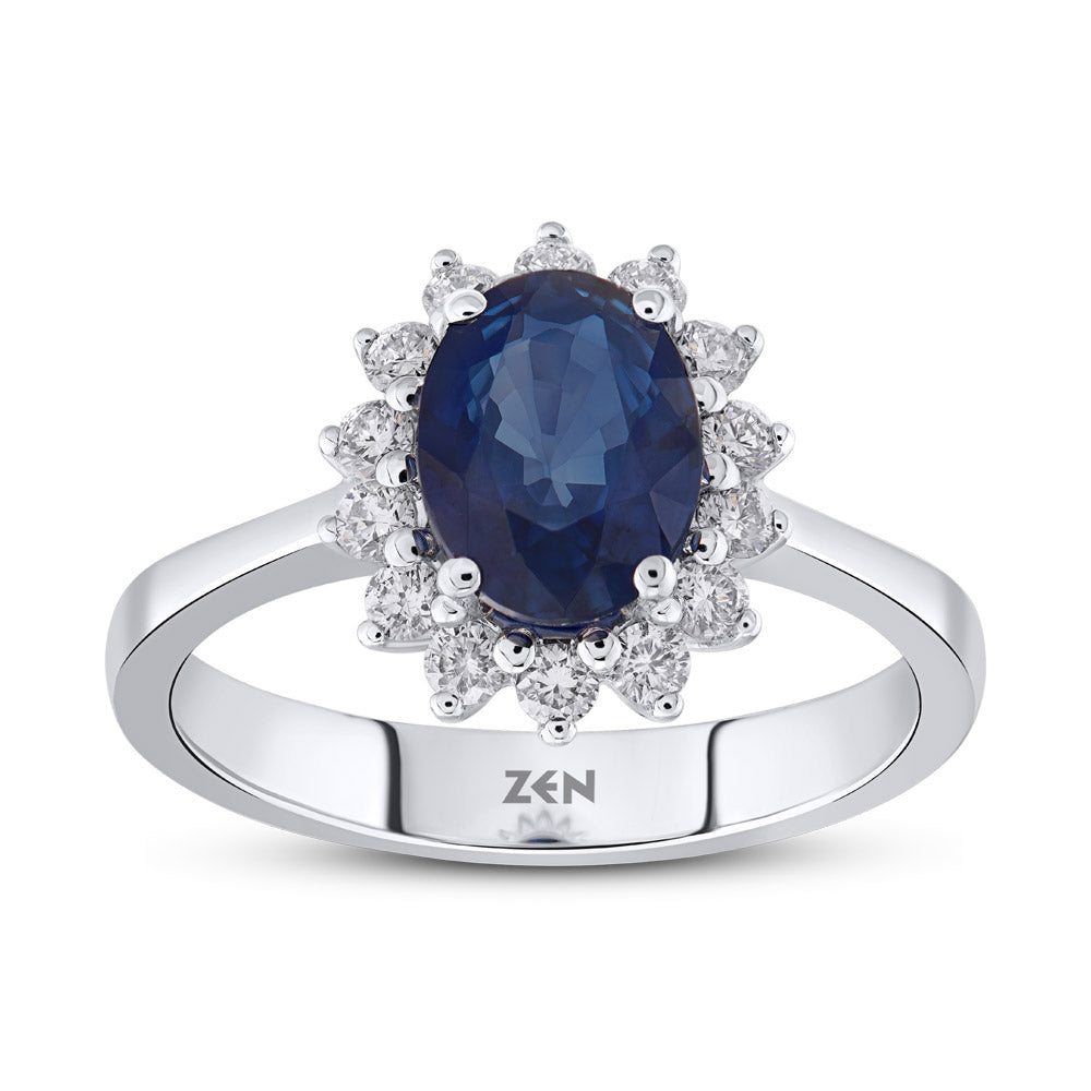 1.50 ct. Saphir Ring