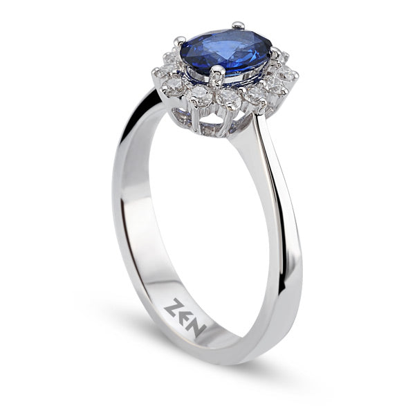 1.17 ct. Saphir Ring