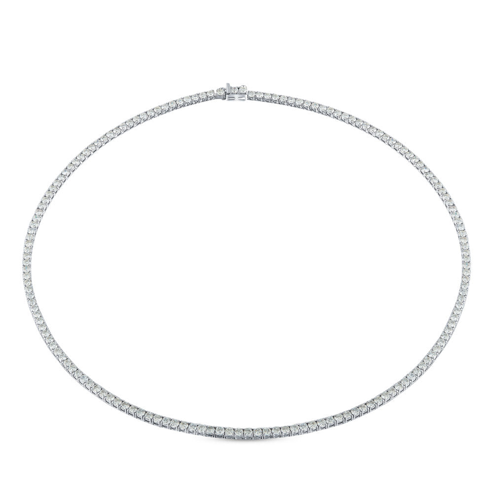 11.45 ct. Tennis Diamant Halskette