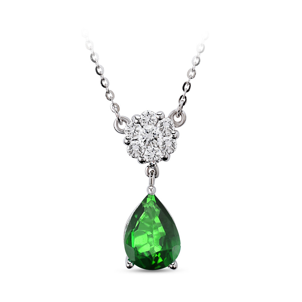1.07 ct. Smaragd Halskette