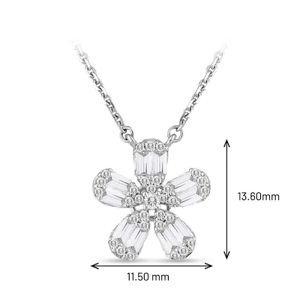 0.43 ct. Design Diamond Necklace