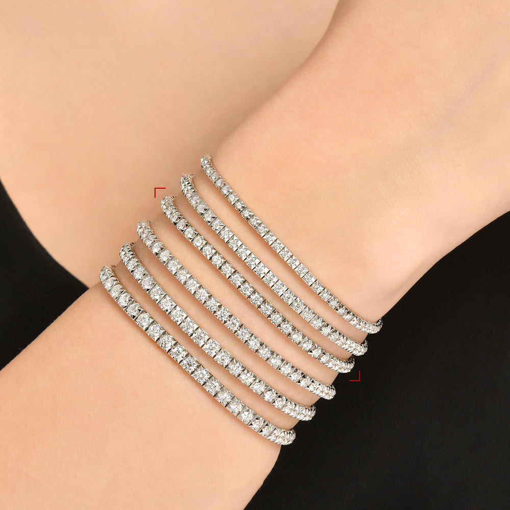 1.00 ct. Diamant Tennisarmband