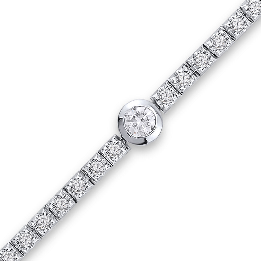 1.19 ct. Diamant Tennisarmband