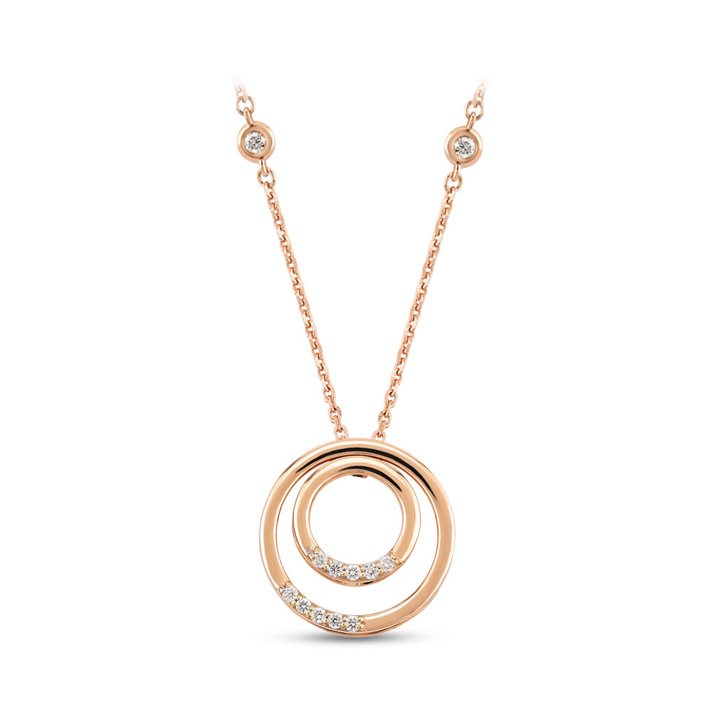 0.12 ct. Design Diamant Halskette