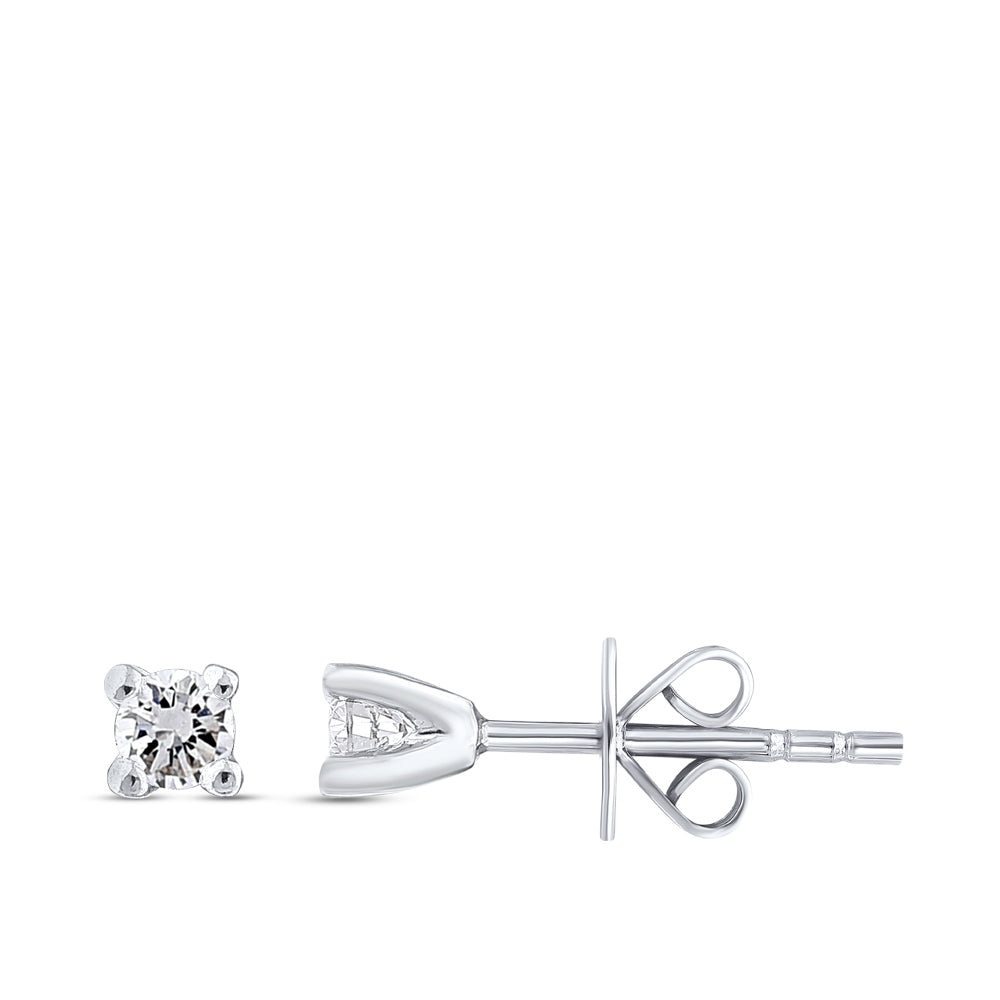 0.20 ct. Solitär Diamant Ohrstecker