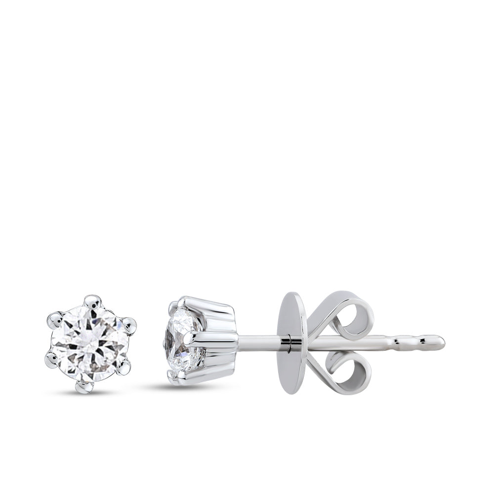 0.40 ct. Solitär Diamant Ohrstecker