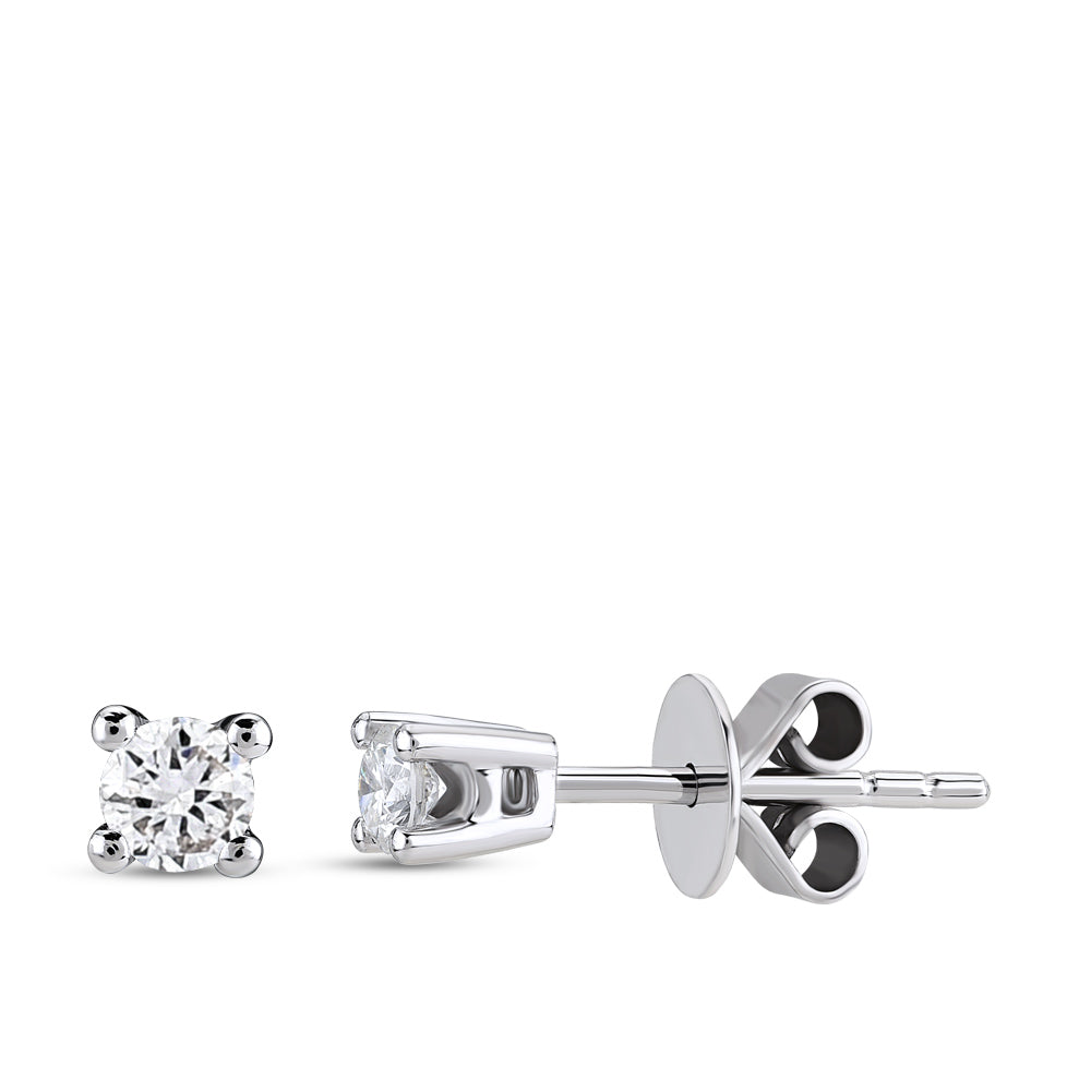 0.30 ct. Solitär Diamant Ohrstecker