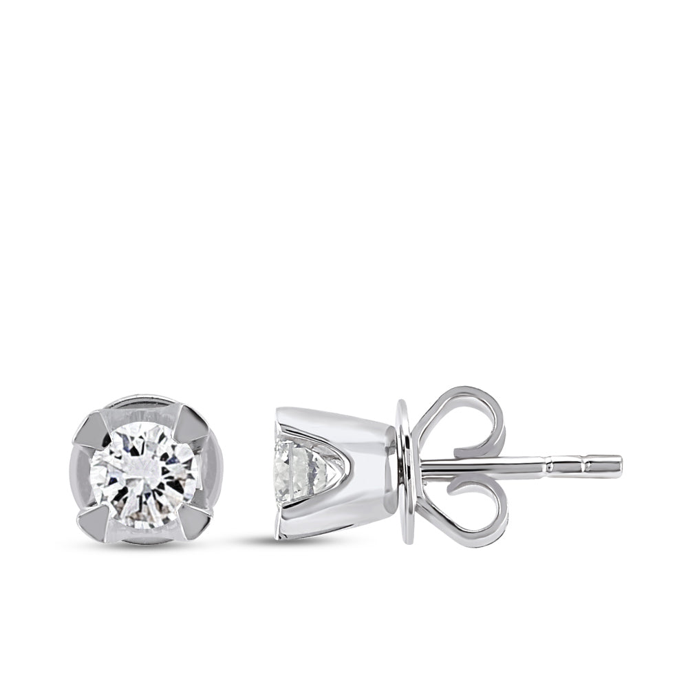 0.20 ct. Solitär Diamant Ohrstecker