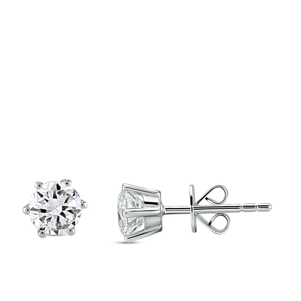 0.36 ct. Solitär Diamant Ohrstecker