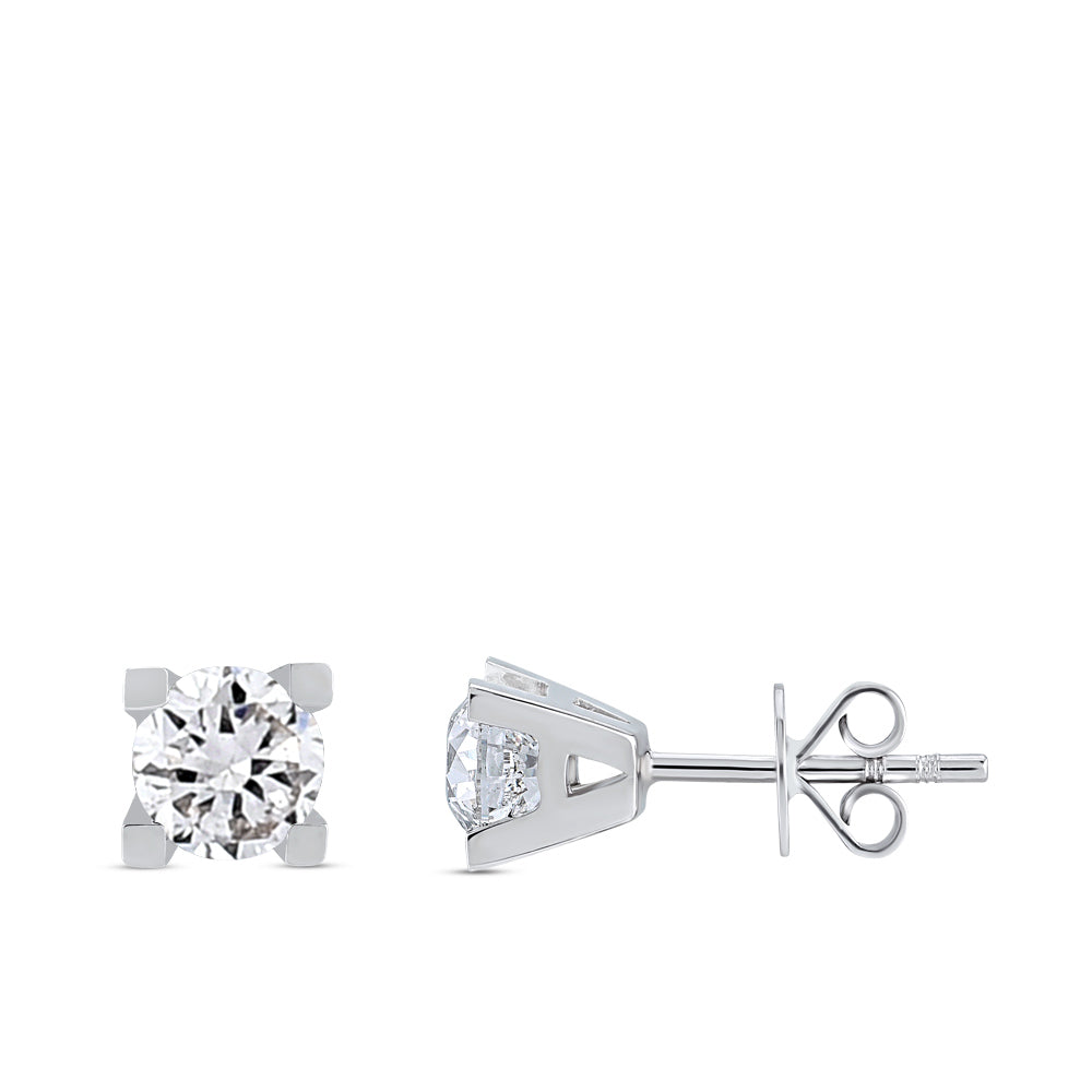 0.30 ct. Solitär Diamant Ohrstecker