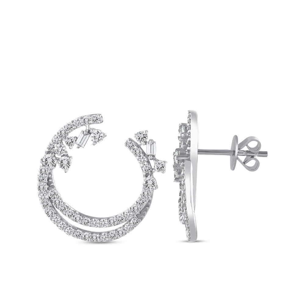 1.00 ct. Design Diamant Ohrringe