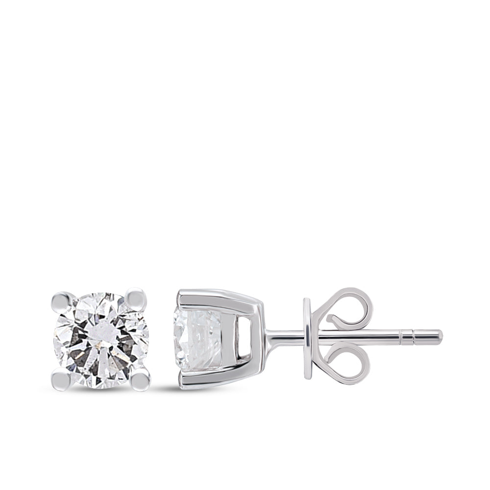 0.30 ct. Solitär Diamant Ohrstecker