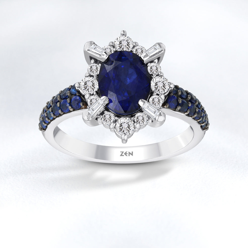 2.30 ct. Saphir Ring