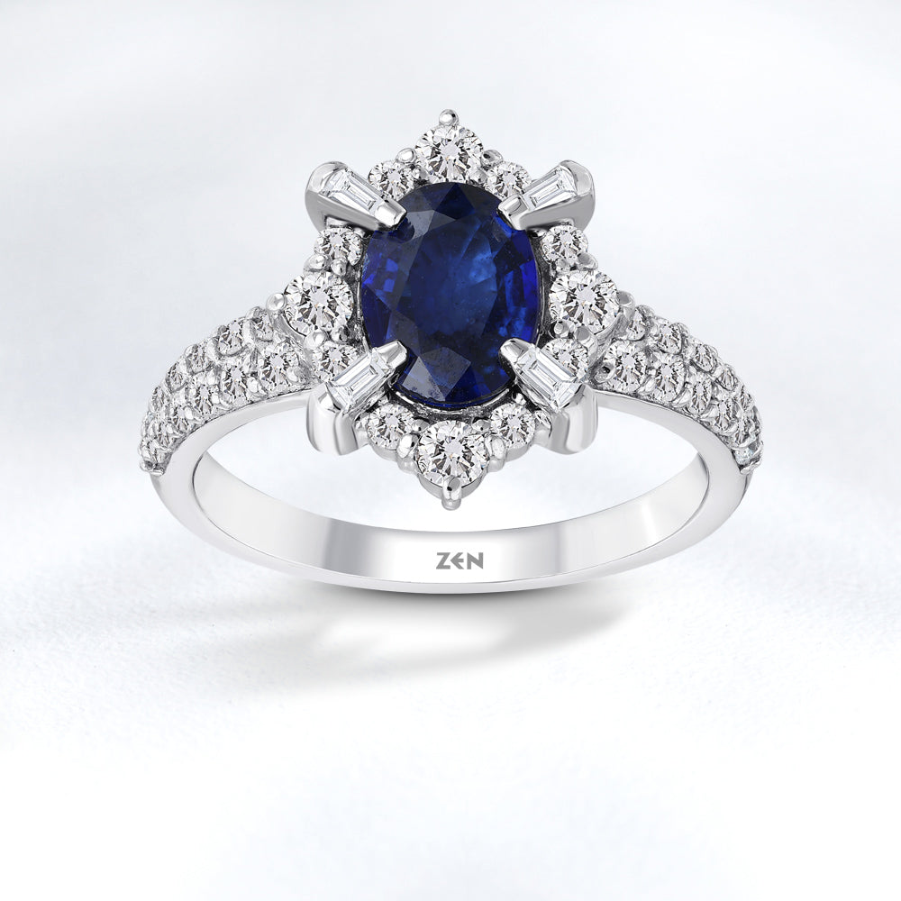 1.74 ct. Saphir Ring