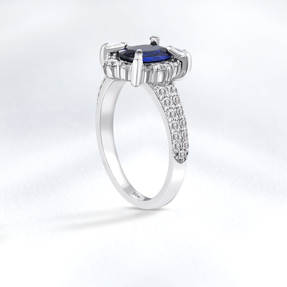 1.74 ct. Saphir Ring