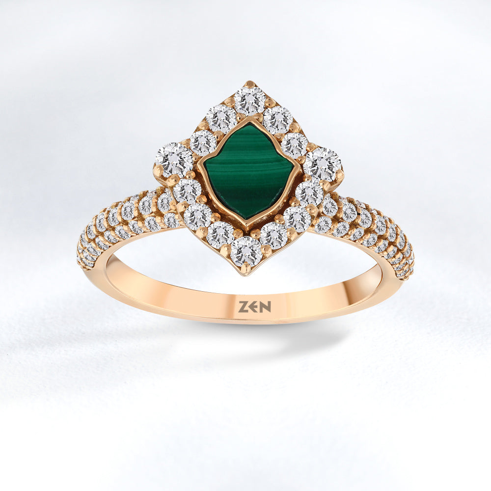 0.89 ct. Tulpe Diamantring