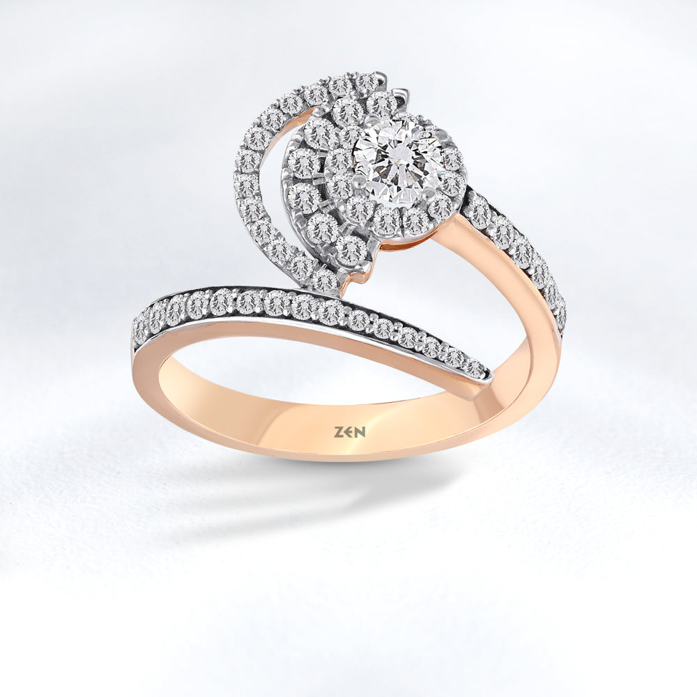 0.71 ct. Design Diamantring