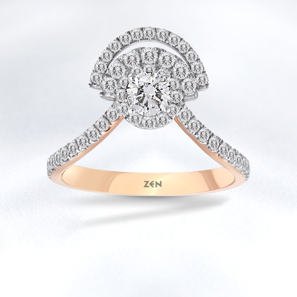 0.77 ct. Design Diamantring