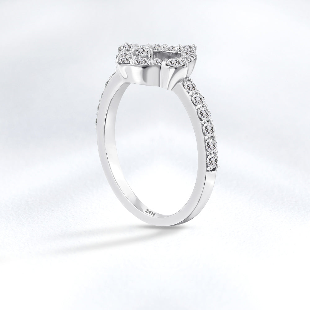 0.67 ct. Tulpe Diamantring