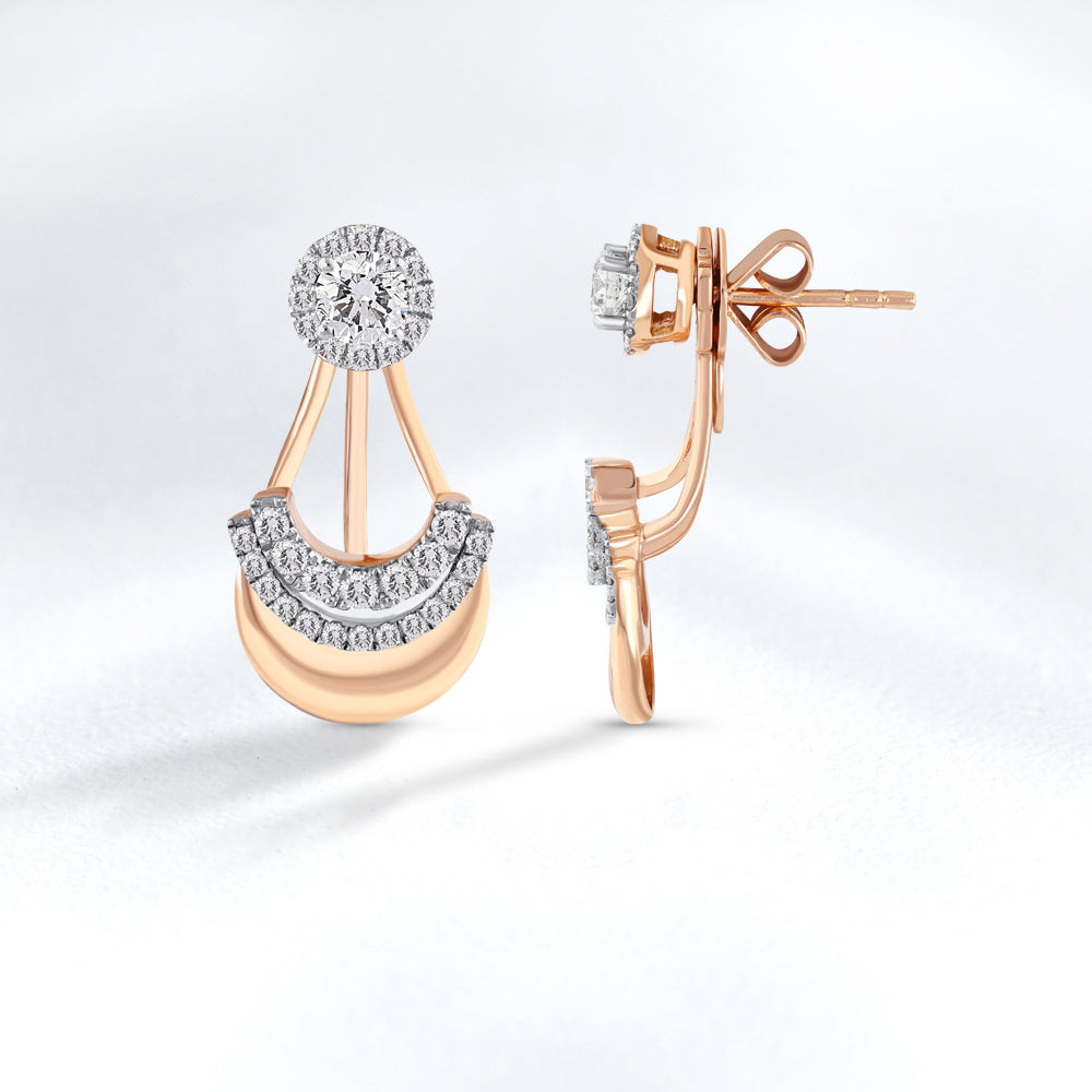 0.92 ct. Design Diamant Ohrringe