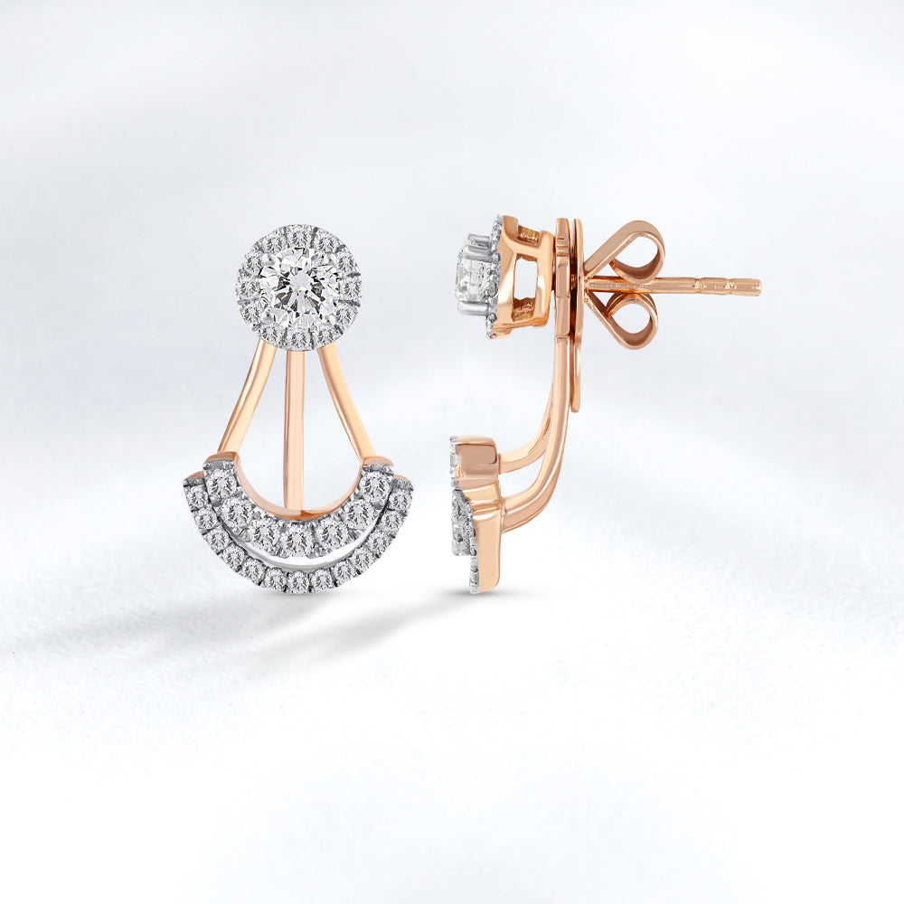 0.92 ct. Design Diamant Ohrringe