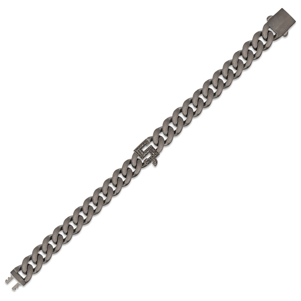 Buchstabe Ş Silberarmband