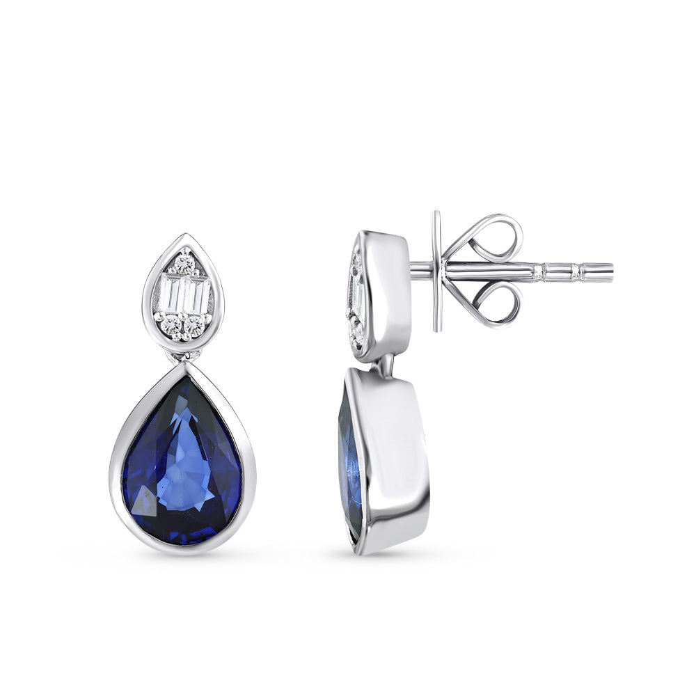 1.27 ct. Saphir Ohrringe