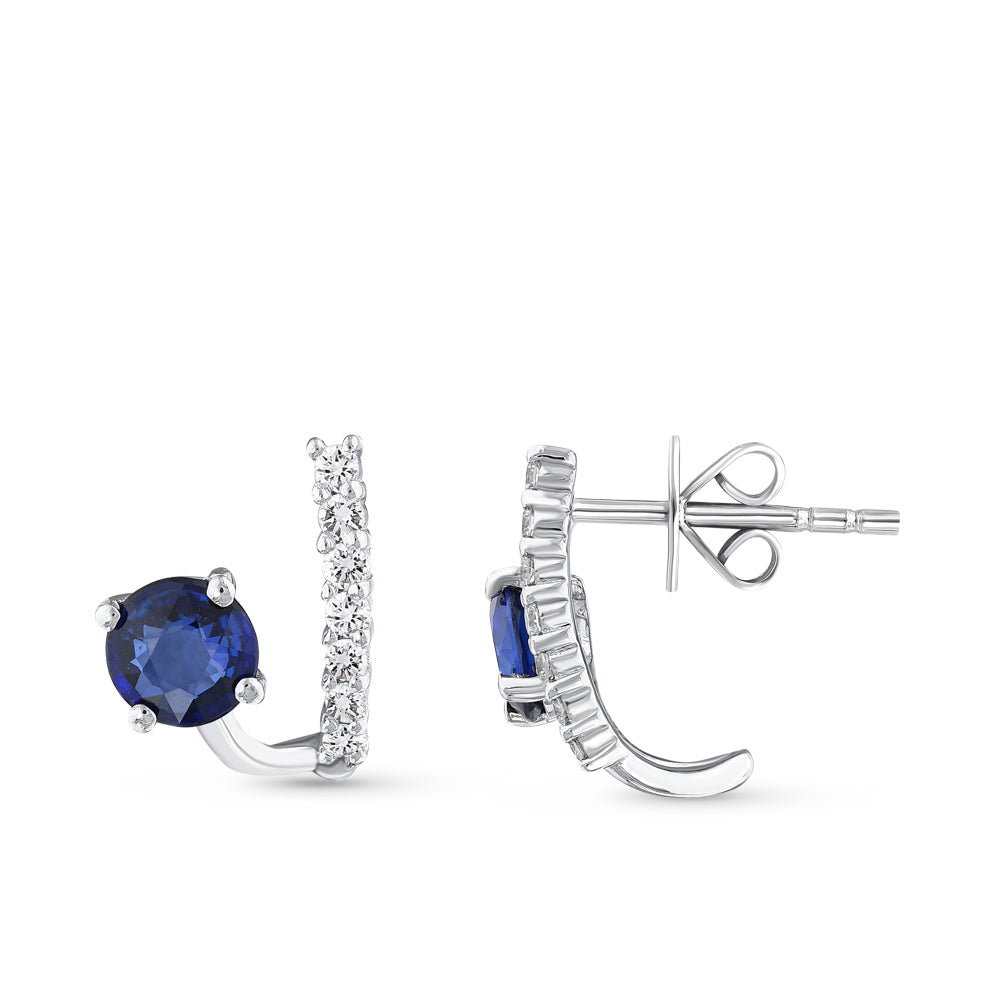 1.07 ct. Saphir Ohrringe