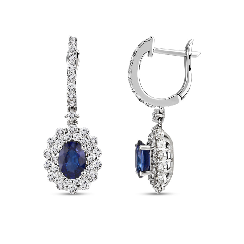 3.26 ct. Saphir Ohrringe