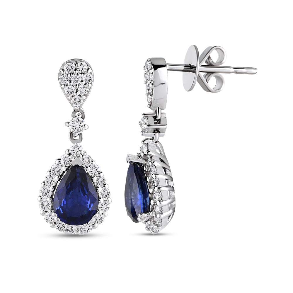 1.86 ct. Saphir Ohrringe