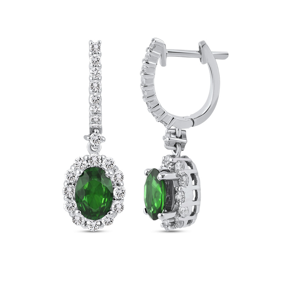 1.44 ct. Smaragd Ohrringe