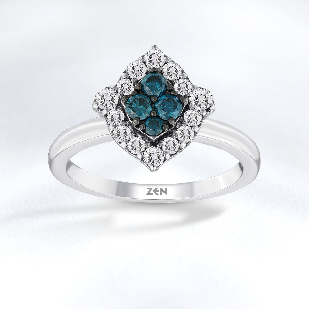 0.55 ct. Tulpe Diamantring