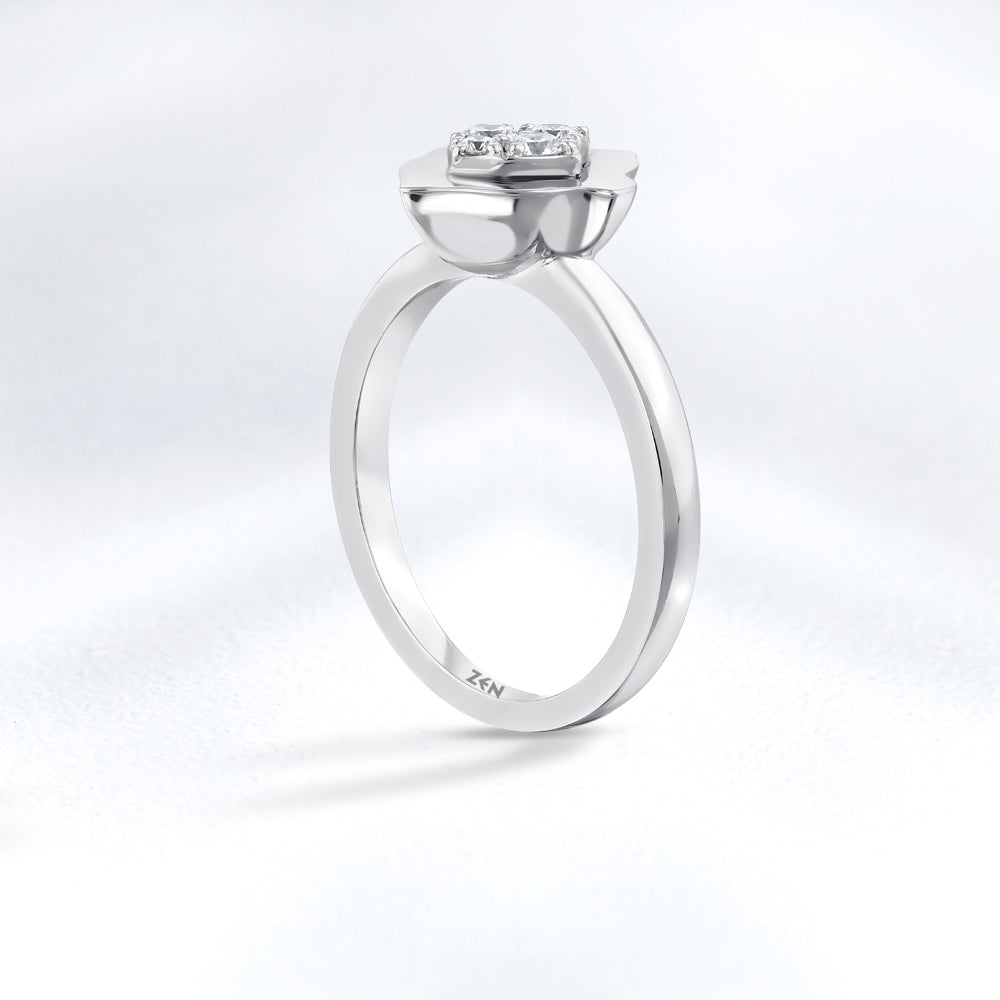 0.20 ct. Tulpe Diamantring