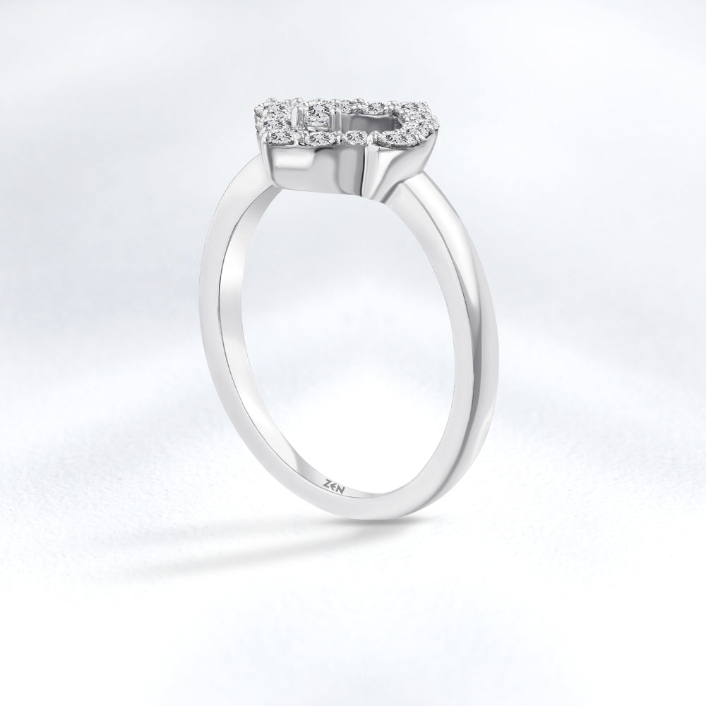 0.40 ct. Tulpe Diamantring