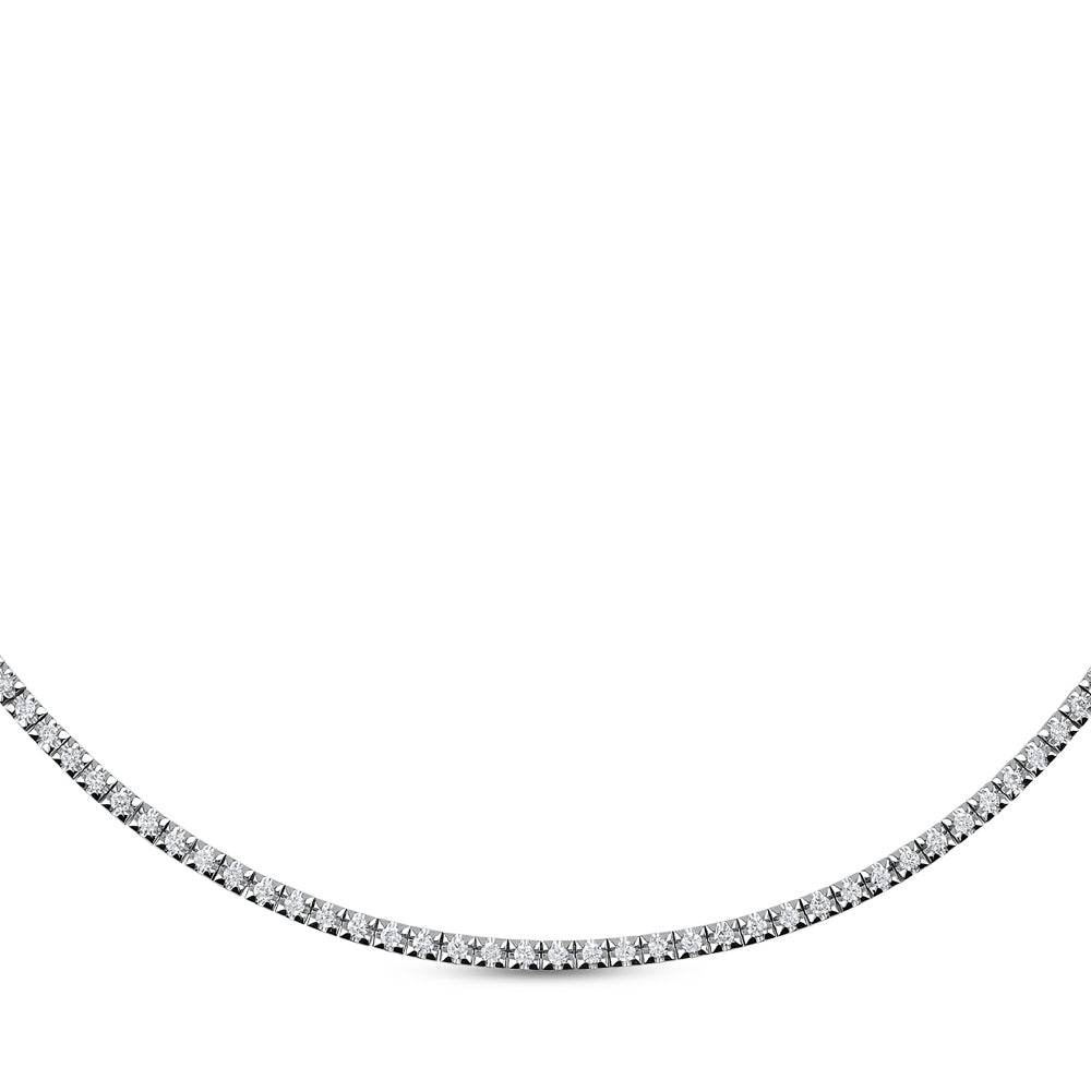 1.50 ct. Tennis Diamant Halskette