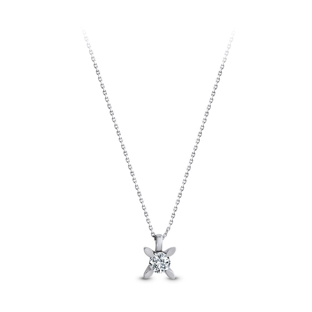 0.15 ct. Solitaire Diamond Necklace