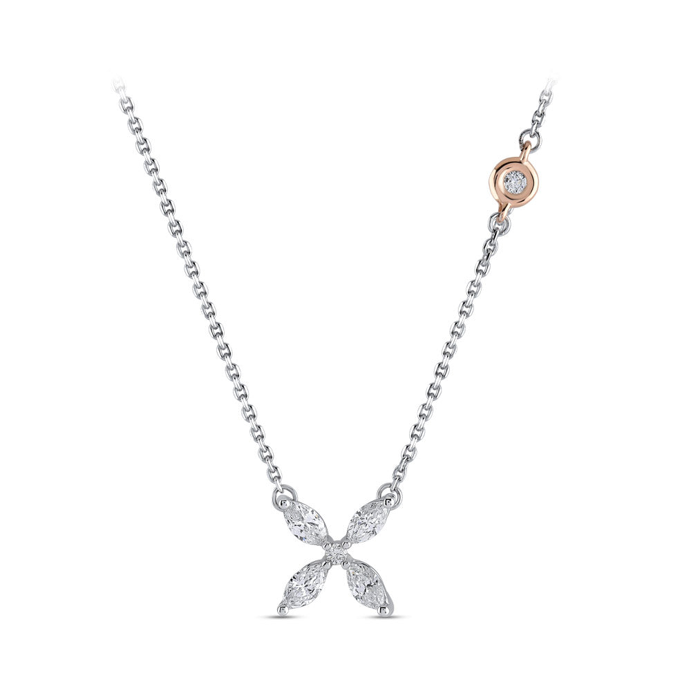 0.34 ct. Design Diamant Halskette