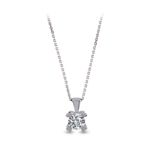 0.20 ct. Solitaire Diamond Necklace