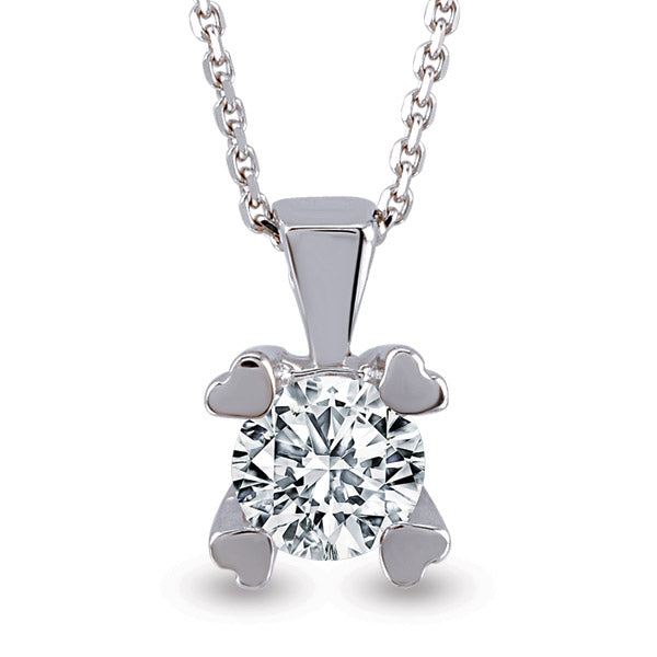 0.30 ct. Solitär Diamant Halskette