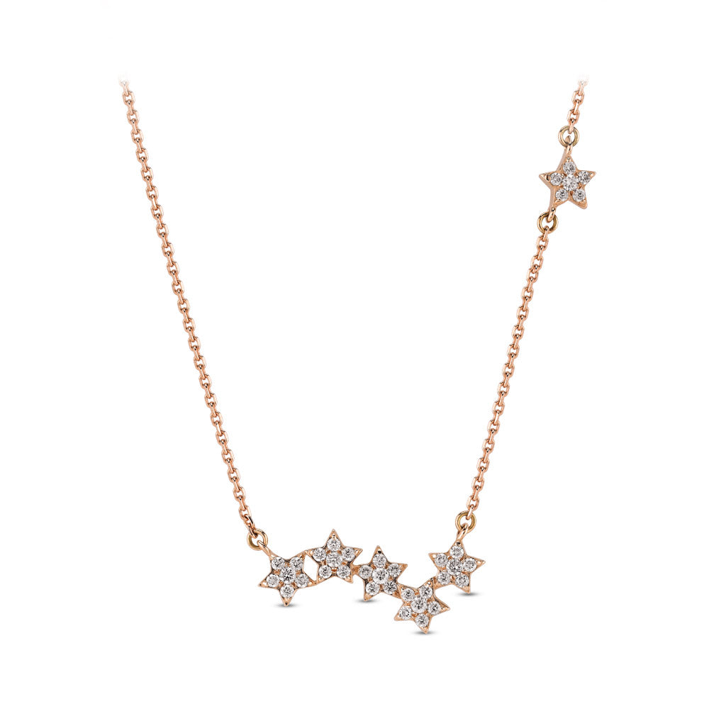 0.23 ct. Star Diamond Necklace