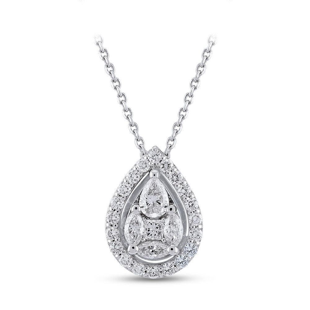 0.72 ct. Design Diamant Halskette