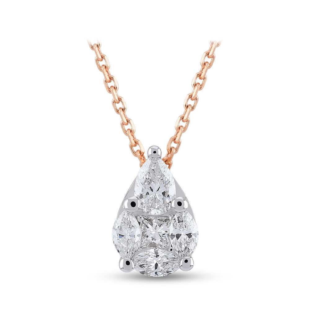 0.44 ct. Design Diamant Halskette